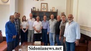 بالصور : النائب أسامة سعد عرض مع وفد اتحاد عمال الجنوب الاوضاع المعيشية واستقبل رابطة مخاتير مدينة صيدا ومدير معهد أمجاد
