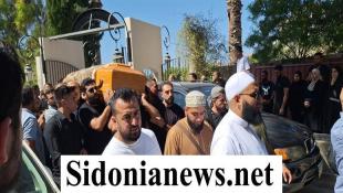 بالفيديو وبالصور: تشييع حاشد في صيدا بمشاركة رجال دين وقضاة وشخصيات للشاب محمد  إبراهيم العقاد نجل شيخ قراء صيدا إبراهيم العقاد الذي قضى في حادث أليم أمس