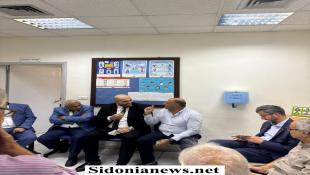 بالصور : وزير الصحة يتفقّد برفقة النائب أسامة سعد مستوصف الشهيد معروف سعد في تعمير عين الحلوة