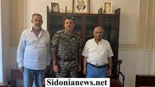 بالصور : النائب أسامة سعد يستقبل مدير أمن الدولة في الجنوب العميد منير ضاهر ويهنّئه بتوليه منصبه الجديد