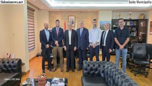 بالصور: رئيس بلدية صيدا م.حجازي استقبل وفد جامعة الـ AUST   بحث سبل التعاون التربوي