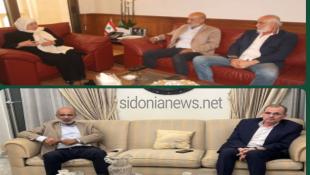 بالصور: الحريري والبزري إلتقيا في صيدا وفد قيادة الجماعة الإسلامية برئاسة د. بسام حمود