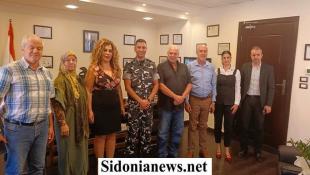 بالصور : وفد رؤساء الوحدات الادارية في سرايا صيدا جال على القادة الجدد للأجهزة الأمنية مهنئاً