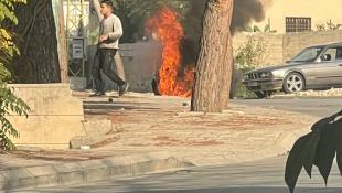 مسيرة اسرائيلية تستهدف سيارة في بنت جبيل وسقوط 7 جرحى