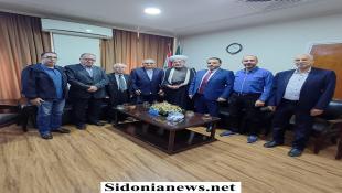 زيارة رابطة آل البابا إلى سماحة مفتي صيدا الشيخ سليم سوسان