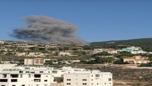 سلسلة غارات عنيفة تستهدف مناطق في قضاء جزين