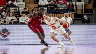 لبنان يفوز على قطر في افتتاح مشواره ضمن تصفيات بطولة العالم لكرة السلة