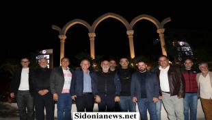 بالصور: الزين والشماع وبقاعي يفتتحون دوّار التّعايش المشترك في جادة الرّئيس برّي - اوتستراد الشّماع – حارة صيدا