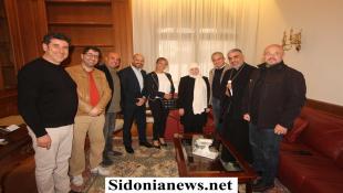 بالصور : بهية الحريري تتابع مع رئيس بلدية صيدا الشأن البلدي والتنموي وتطّلع من لجنة النشاطات على التحضيرات لـ" مهرجان الميلاد "