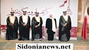 بالصور : السيدة بهية الحريري تمثل الرئيس سعد الحريري باحتفال سفارة قطر بيومها الوطني