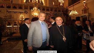 بالصور: القنصل د. حامد أبوظهر شارك في أمسية نادي الروتاري برعاية المطران إيلي الحداد بمناسبة عيد الميلاد في كنيسة الروم الكاثوليك بصيدا