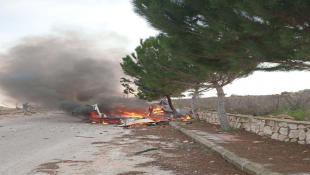 استهداف اسرائيلي لسيارة على طريق مركبا - عديسه