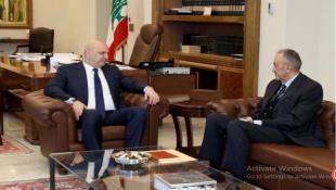 الرئيس عون التقى كرم وزوّده بتوجيهاته قبيل اجتماع "الميكانيزم"