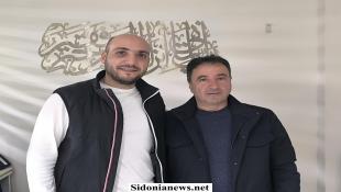 رئيس بلدية صفاريه شارل ريشا يزور الصيدلي عمر مرجان