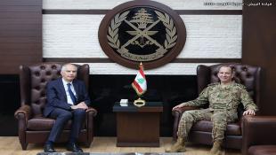 قائد الجيش اللبناني عرض الاوضاع مع السفير الفرنسي الأوضاع العامة في لبنان