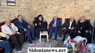 بالصور: النائب أسامة سعد يهنّئ مطارنة صيدا بعيد الميلاد المجيد