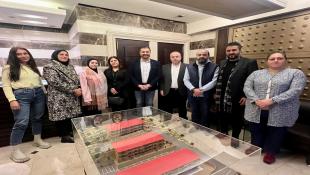 عامر معطي يستقبل لجنة الأهل في مدرسة الفنون الإنجيلية في صيدا