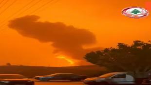 بالفيديو والصور: مساء ًأكثر من 12 غارة إسرائيلية سمعت إنفجاراتها حتى صيدا إستهدفت مناطق عدة جنوبي شرق صيدا النجارية والمروانية في محيط الزهراني ودمار كبير