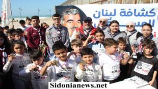بالصور : على خطى الرفيق .. ميني ماراثون لكشافة لبنان المستقبل بمشاركة 200 متسابق من مدارس صيدا الرسمية والخاصة