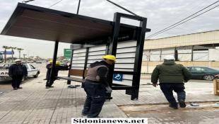 بلدية صيدا وشركة جبيلي إخوان يفتتحان محطة إنتظار نموذجية للحافلات Bus Stop على الطريق البحرية لمدينة صيدا