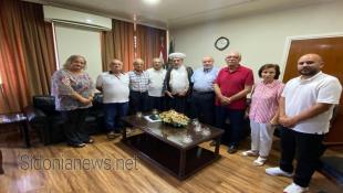 تجمع المؤسسات الأهلية في صيدا يزور المفتي سوسان لتهنئته بحلول شهر رمضان المبارك وانجاح فعاليات الشهر الفضيل