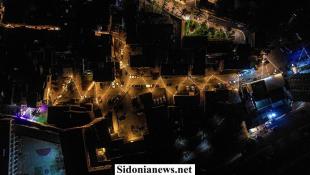 بالصور : إنارة شوارع في صيدا بمبادرة لمؤسسة مرجان : صيدا تستحق النور