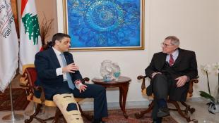 مرفأ بيروت على خط الهند – أوروبا ... والنفّي استقبل المبعوث الفرنسي لمبادرة IMEC