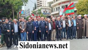 بالفيديو وبالصور: مسيرة حاشدة في صيدا تقدمها النائب أسامة سعد بمناسبة ذكرى 51 عاما على إغتيال والده الشهيد معروف سعد ومواقف هامة في كلمة النائب سعد في ختام المسيرة