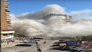 الغارة الاسرئيلية على الضاحية الجنوبية استهدفت محيط ملعب الراية