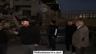 بالصور : عمر مرجان يتفقد أضرار الاعتداءات الإسرائيلية على صيدا