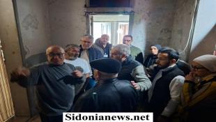 بالصور: رئيس واعضاء بلدية صيدا تفقدوا مركز الإيواء في قصر العدل القديم بإشراف جمعية أعمالنا والتقوا القنصل أبوظهر واطلعوا على احتياجات النازحين