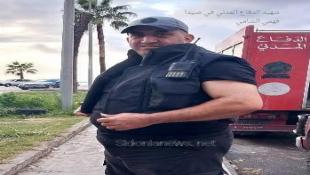 مديرية  الدفاع المدني وفعاليات نعت الشهيد  فهمي محي الدين الشامي في صيدا  ... وزير الداخلية  الحجار نوه بتضحيات الدفاع المدني