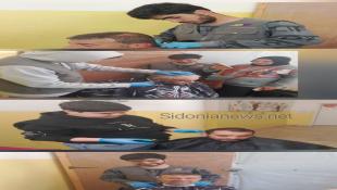 بالصور: حين يصبح المقص رسالة حب : طلاب جمعية المواساة صيدا يرسمون فرحة العيد بسمات على وجوه أهلنا النازحين