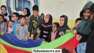 مؤسسة الدكتور نزيه البزري الإجتماعية تنظم نشاطا ترفيهيا للأطفال النازحين في مركز إنجليك صليبا في صيدا