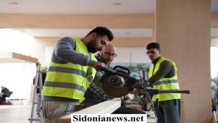 بالصور: الهيئة الإسلامية للرعاية في صيدا باشرت بالشراكة مع خدمات الإغاثة الكاثوليكية تنفيذ مشروع تأهيل مركز إيواء النازحين في ثانوية مصطفى الزعتري