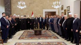 الرئيس عون امام وفد من حاصبيا ومرجعيون والعرقوب:  أبلغنا الجانب الاميركي ان وقف إطلاق النار خطوة أولى لأي مفاوضات لاحقة واي كلام  آخرغيرمعنيين به