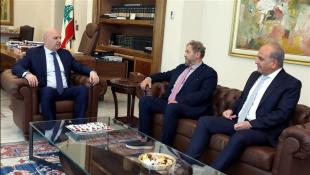 بالصور : الرئيس جوزاف عون يستقبل النائب نعمة افرام ورجل الأعمال مرعي أبو مرعي وينوه بإطلاق الخط البحري Cedar Waves وتعزيز حضور لبنان السياحي والإفنتاح على العالم