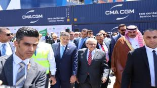 بالصور : من مرفأ بيروت إلى قلب المملكة انطلاق أول شحنة من الصادرات اللبنانية بعد قرار رفع الحظر ... الرئيس سلام : لن نسمح ان يعود لبنان منطلقًا لأي ضرر يلحق بأشقائنا العرب