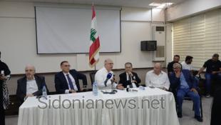بالصور: وزير العمل د. محمد حيدر من سرايا صيدا : تقدمنا بتقارير مفصله عن حجم الأضرار الناجمة عن العدوان الاسرائيلي ورفعناها الى المنظمات الدولية والعربية وجامعة الدول العربية