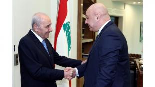الرئاسة اللبنانية: الرئيس عون بحث مع بري في نتائج زيارته واشنطن وتطورات الجنوب ورئيس المجلس مرتاح للقاء