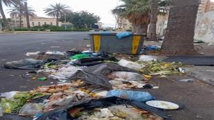 بلدية صيدا : تسطير محضر ضبط رمي نفايات عشوائي بحق مطعم في المدينة