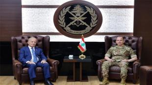 قائد الجيش اللبناني العماد رودولف هيكل استقبل السفير الأميركي ميشال عيسى والبحث تناول آخر التطورات في لبنان والمنطقة