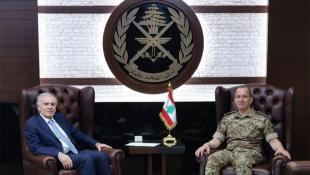 قائد الجيش اللبناني العماد رودولف هيكل بحث مع أرنو في الأوضاع العامة ومرحلة ما بعد اليونيفيل