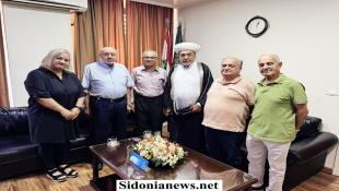 تجمع المؤسسات الأهلية في صيد والجوار هنأ المفتي سوسان لمناسبة التجديد له وبذكرى قدوم المولد النبوي الشريف