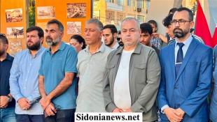 بالصور: بلدية صيدا ممثلة بـ عامر معطي  تشارك في وقفة احتجاجية رفضاَ لاستهداف التعليم والتراث في لبنان وغزة