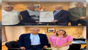 رئيس بلدية صيدا حجازي  يستقبل وفدا من  مؤسسة محمود عباس وفصائل منظمة التحرير ويلتقي مديرة معهد لبنان التقني ونائب رئيس ثانوية لبنان الدولي