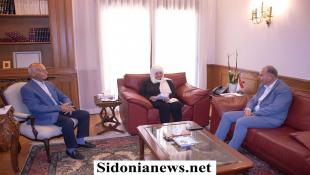 بالصور: بهية الحريري تلتقي رئيس مكتب ضمان صيدا ومدير مستشفى الهمشري ووفدين من مؤسسة محمود عباس واتحاد عمال فلسطين