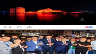 بالصور: إضاءة قلعة صيدا البحرية بمناسبة اليوم العالمي لسلامة المرضى بمشاركة وزير الصحة ناصر الدين والبزري وموسى  وفاعليات رسمية وبلدية وهيئات صحية والمجتمع المدني