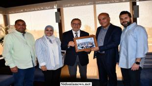 بالصور: أبومرعي يستقبل وفدا من مقاصد صيدا برئاسة فايز البزري ووفودا من صيدا ومنطقتها : انطلاق الرحلات البحرية من صيدا خطوة هامة لتعزيز السياحة المناطقية