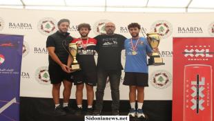 بالصور: مبارك لصيدا : لاعب نادي الأهلي – صيدا سعد الدين الهبش بطل لبنان لفردي الرجال لعام 2026 وشقيقه محمد الهبش وصيفا